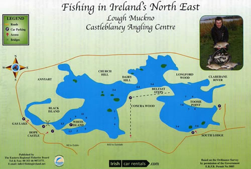 Click for map of Lough Muckno