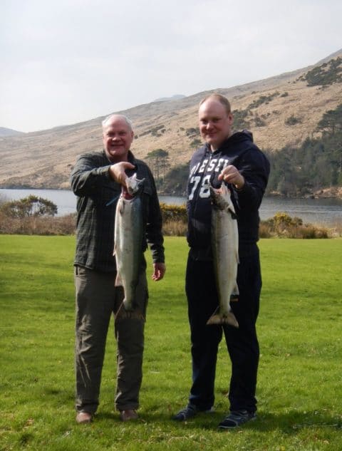Hasse Dehlin and his son Thomas landed one each